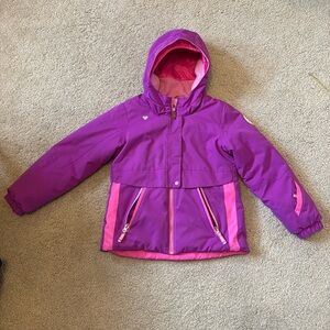 Obermeyer girls Stormy ski jacket sz 7